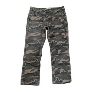 Noiz Camo Combat Pants Man 38/32 Cargo Long Belted Military Field